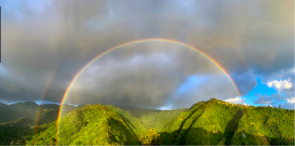 Double Rainbow over Hawaii