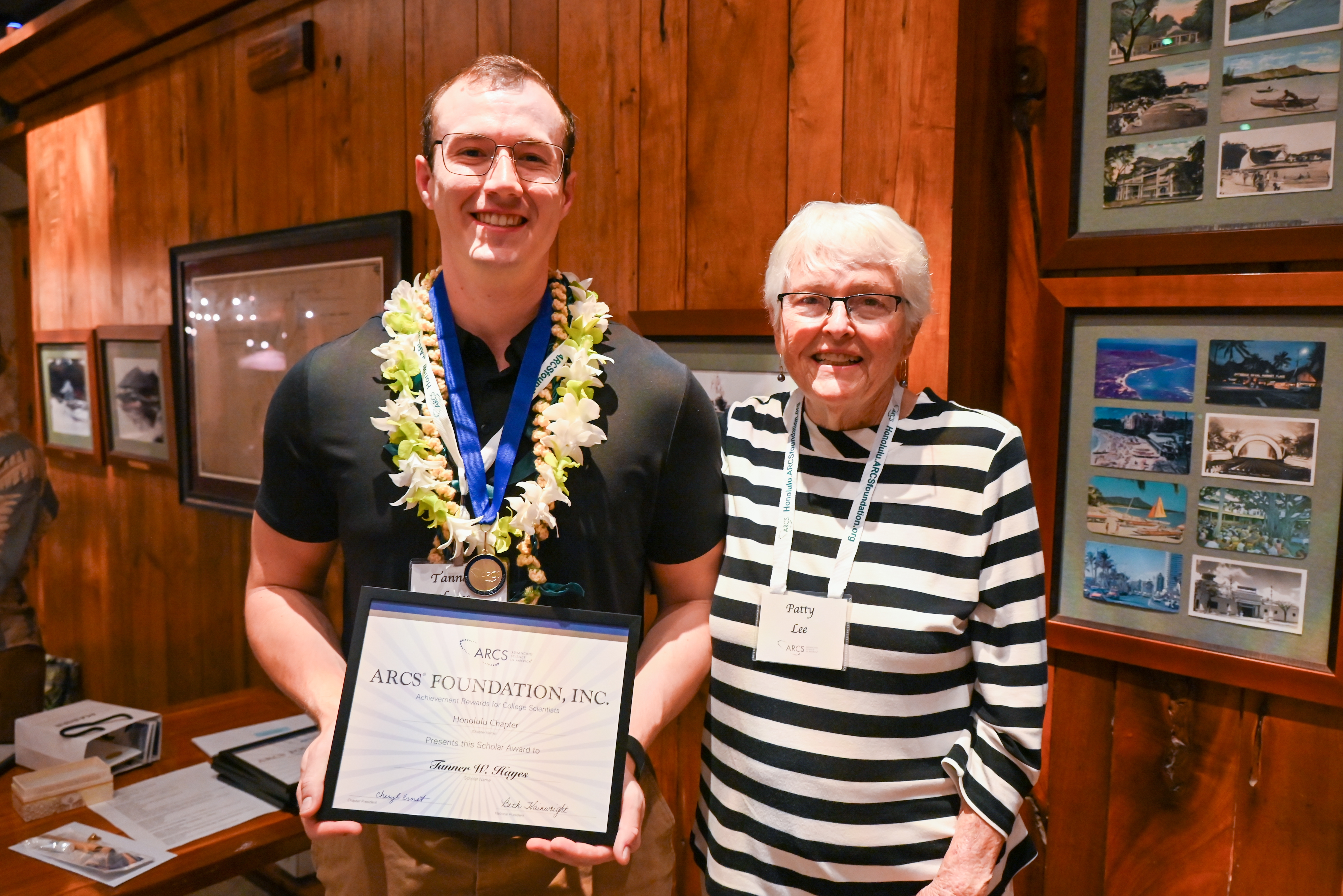 Tanner Hayes and Patty Lee