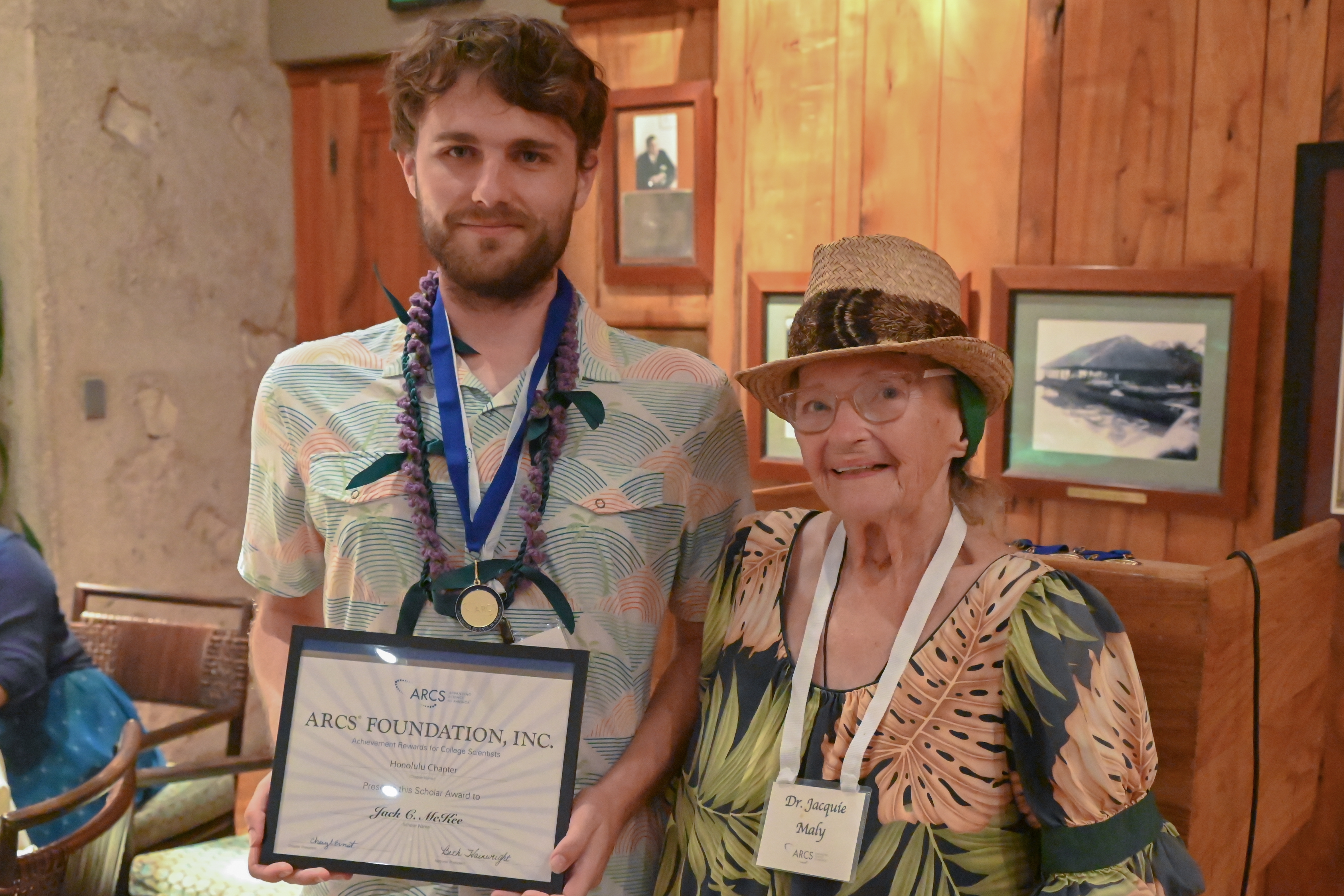 Jack McKee with Jacquie Maly