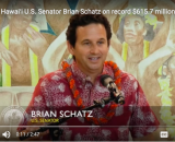 Hawaii Senator Brian Schatz at podium